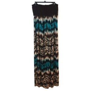 Grass collection strapless dress size L